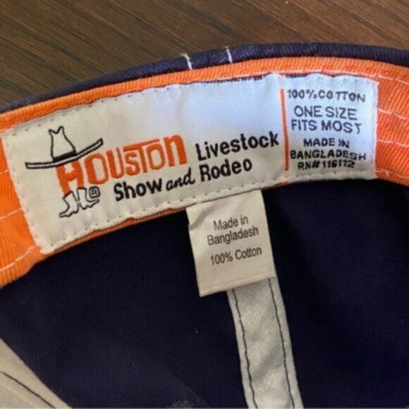 Houston Livestock Show and Rodeo Judging Contest Adjustable Cap. - Picture 6 of 8